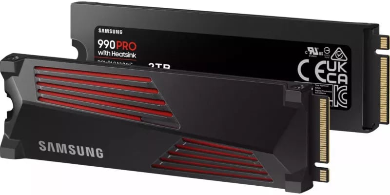 potrivita pentru samsung 990 pro ssd 2tb m 2 nvme pcie 4 0 heatsink-SAMSUNG