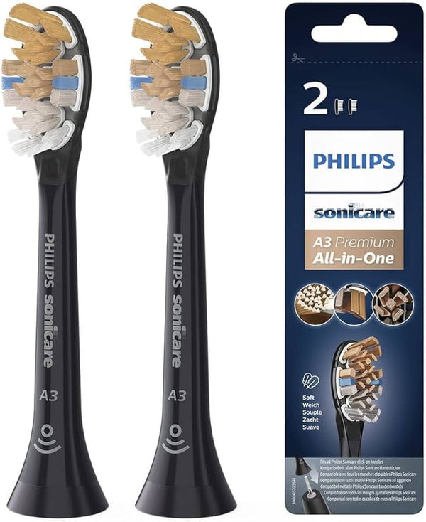 Rezerva perie de dinti a3 premium all in one 2buc negru-PHILIPS